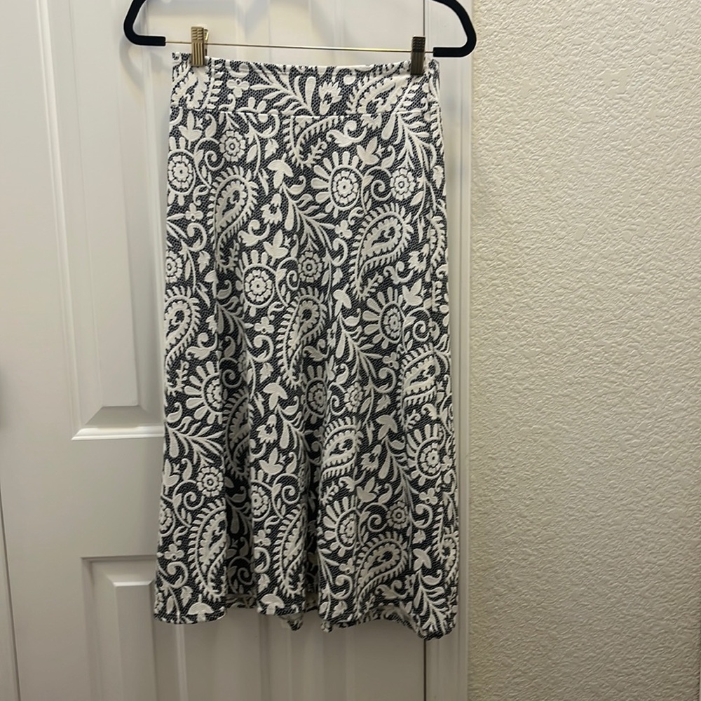 A-line midi skirt